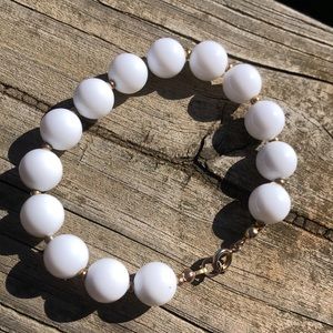 White Bead Bracelet 5/$25